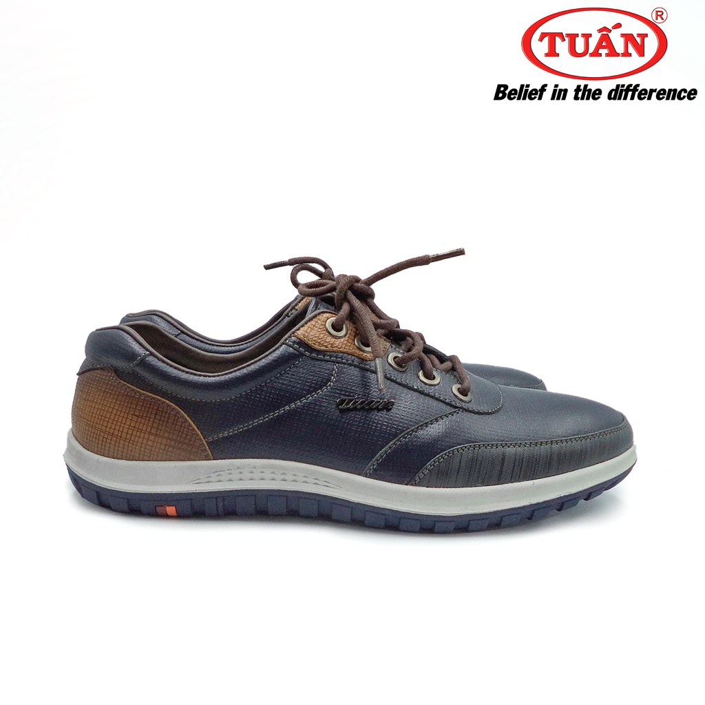 Giày da nam giày thể thao quai da bò thương hiệu Tuấn GXHU-344