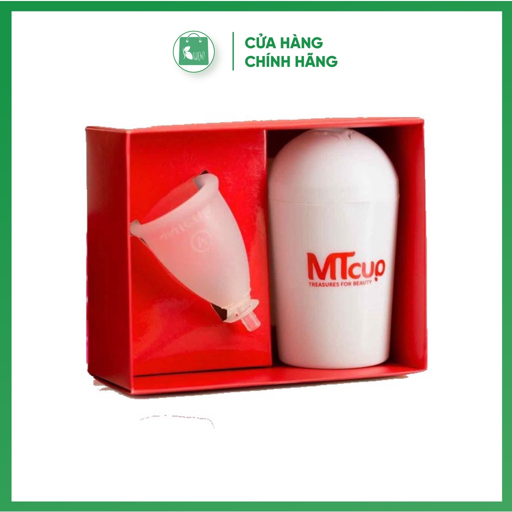 Cốc nguyệt san MTcup+dung dịch vệ sinh+cốc tiệt trùng+túi vải