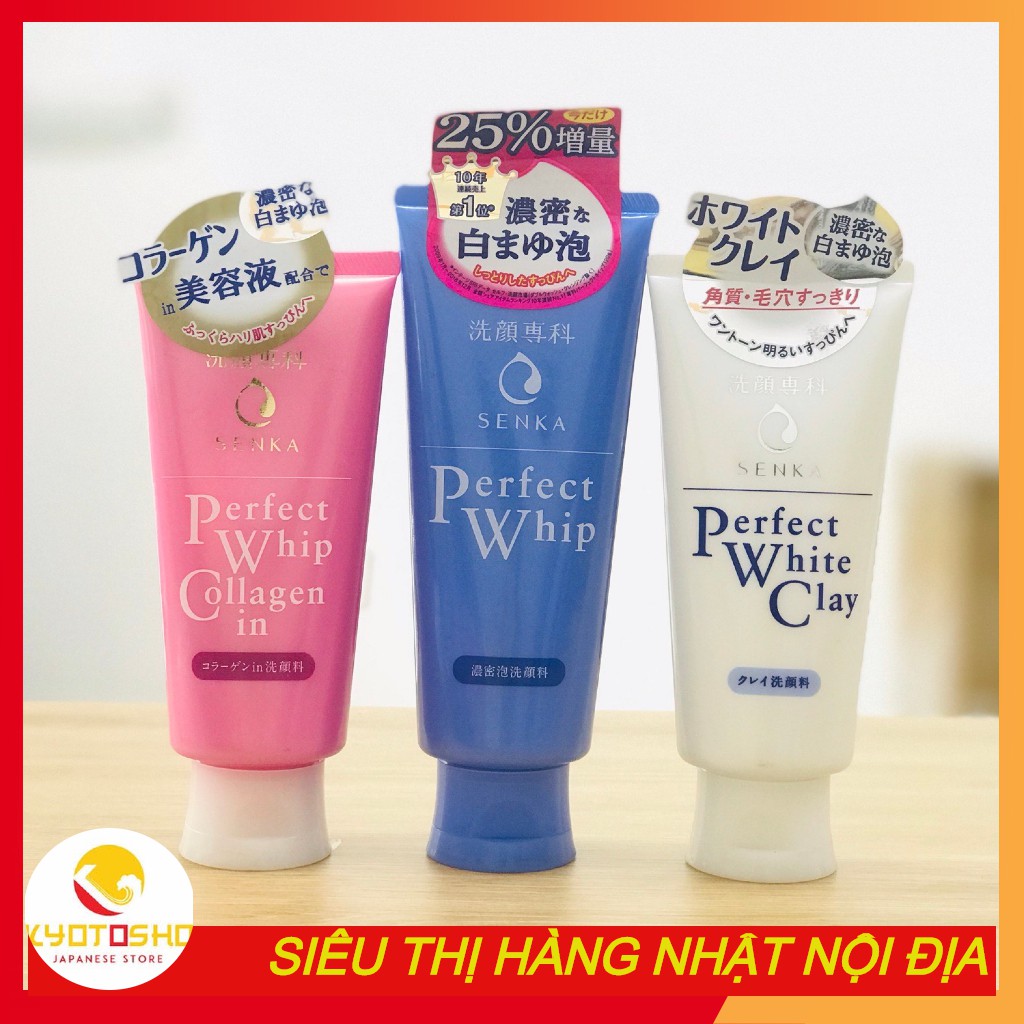 Sữa rửa mặt Senka Perfect Whip Nhật Bản