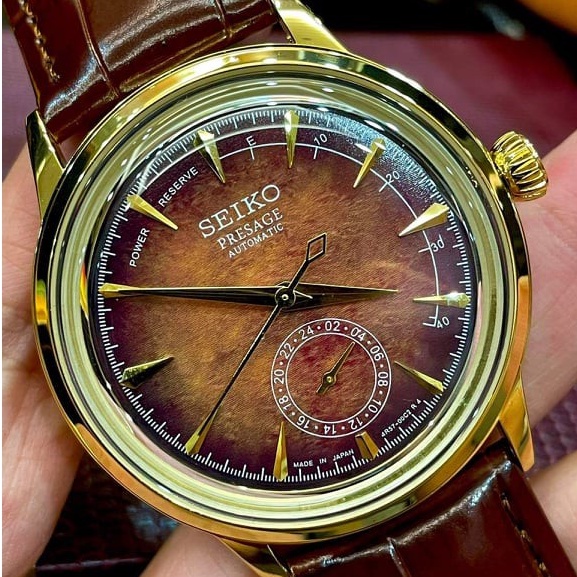 Đồng Hồ Seiko Nam Dây Da Nâu dáng mộc cổ điển Sang Trọng Lịch Lãm ,hàng cao cấp authentic BH 24 tháng | BigBuy360 - bigbuy360.vn