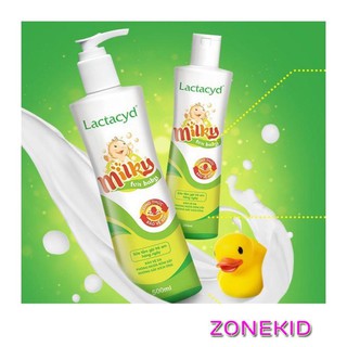 Sữa tắm Lactacyd Milky, sữa tắm gội cho bé chai 250ml - 500ml