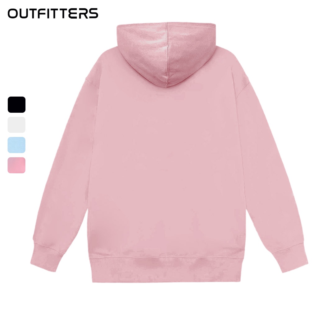 Áo Hoodie Nữ Nam Form Rộng [SIGNATURE FULL BOX] Outfitters Kiểu Trơn HOO05 Chui Đầu Thun Cotton Nỉ Cá Local Brand