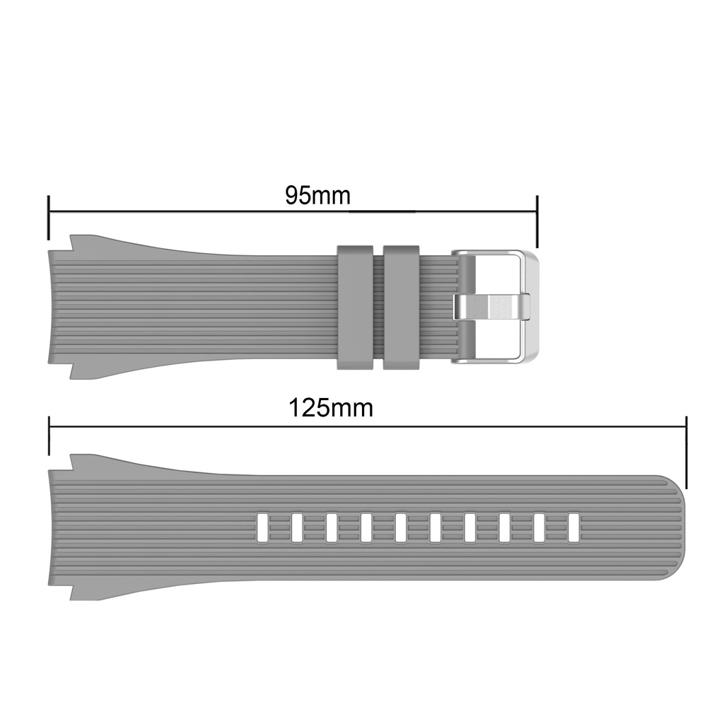 Dây đeo phụ kiện bằng silicon cao cấp cho đồng hồ thông minh Xiaomi Haylou Solar LS05 22mm