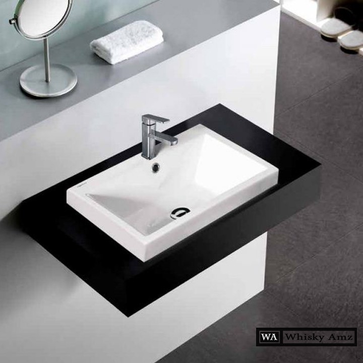 Chậu rửa mặt  lavabo treo tường hàng chính hãng cao cấp bảo hành 10 năm men sứ .