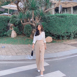 Quần suông nút thần thánh