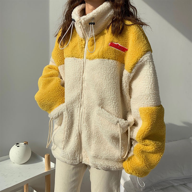 Sẵn Áo khoác bông siêu dày kéo khóa cổ cao ulzzang - AKM07 | BigBuy360 - bigbuy360.vn