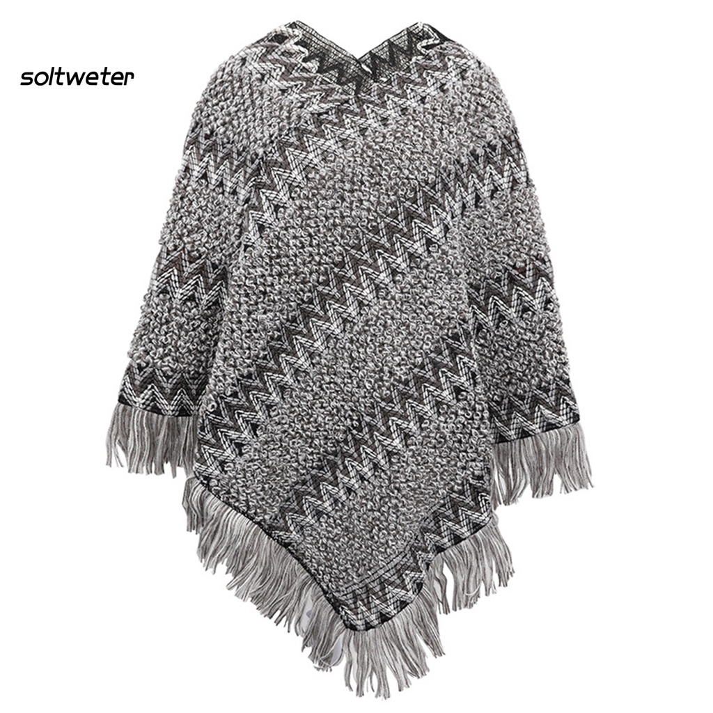 Áo choàng dày dáng rộng phong cách Bohemian thời trang thu đông cho nữ
 | BigBuy360 - bigbuy360.vn