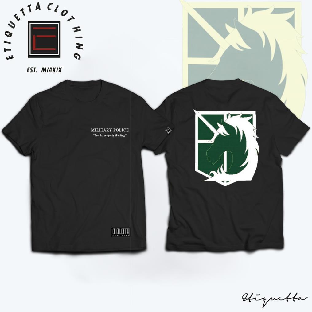 SIÊU HÓT (sale) Áo Phông Attack on Titan - Military Police mẫu mới cực ngầu / co size trẻ em