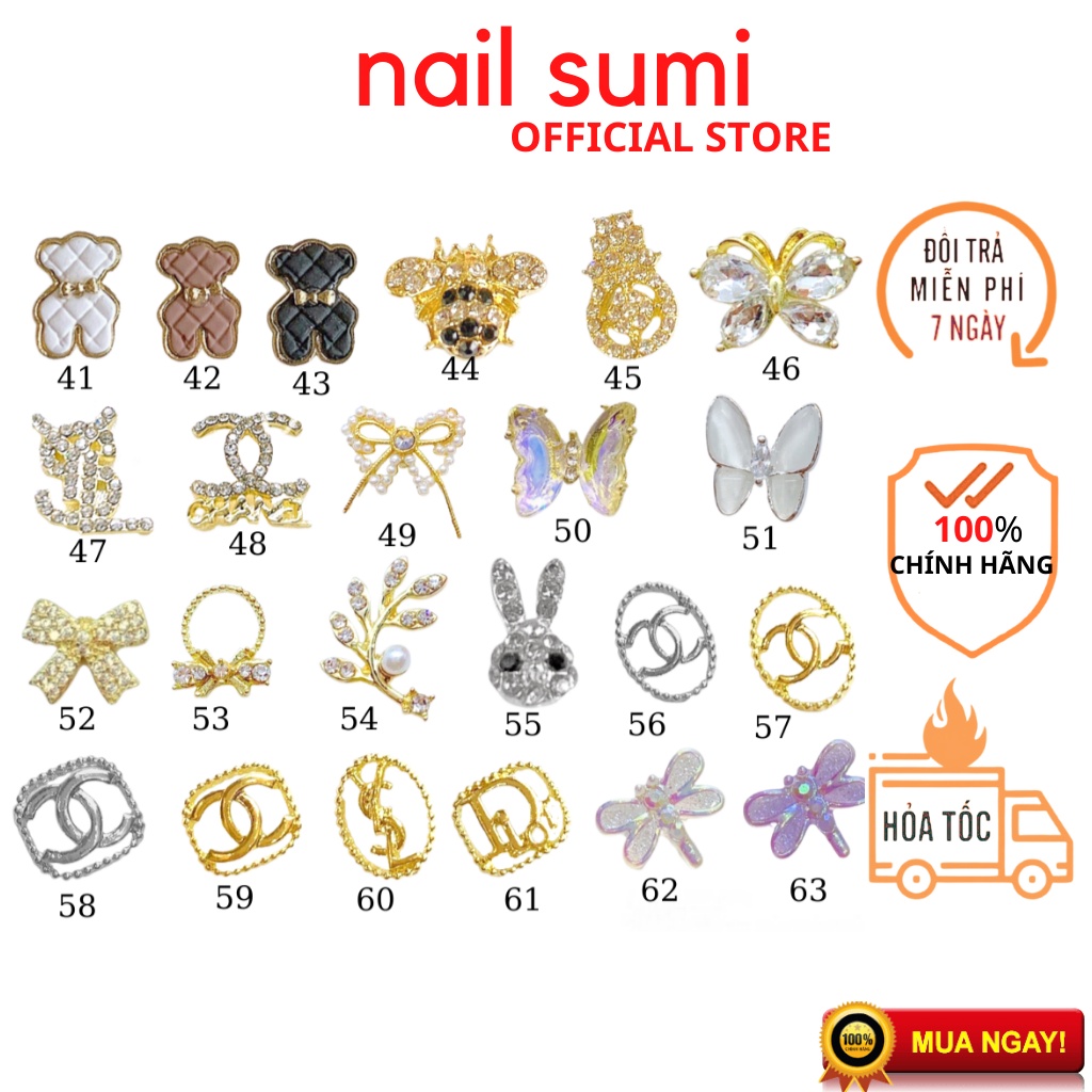 Charm nail gắn móng giá rẻ