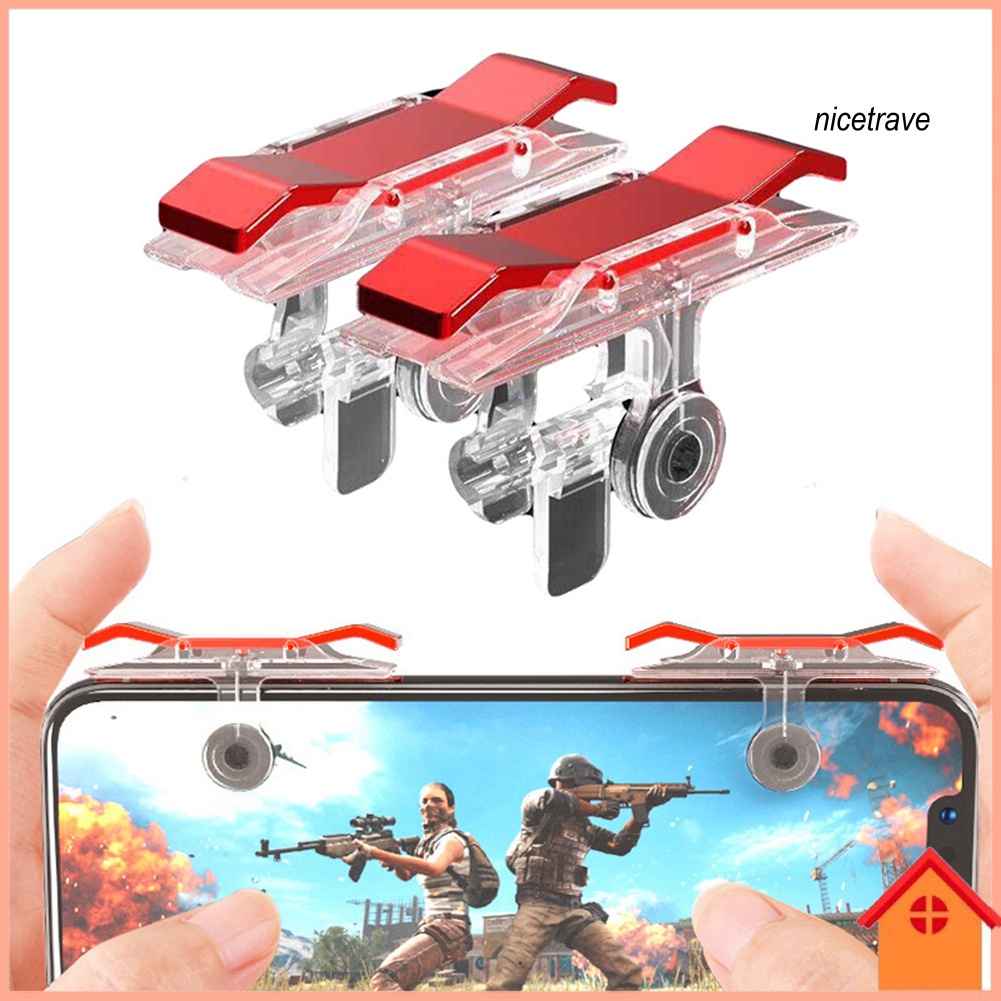 1 Cặp Nút Bấm L1 R1 Hỗ Trợ Chơi Game PUBG Trên Điện Thoại