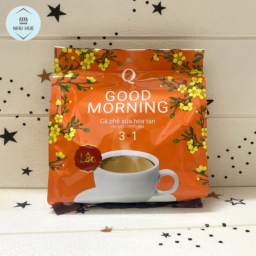 Cà phê sữa hòa tan 3in1 Trần Quang Good Morning (Túi 24 gói x 20g)