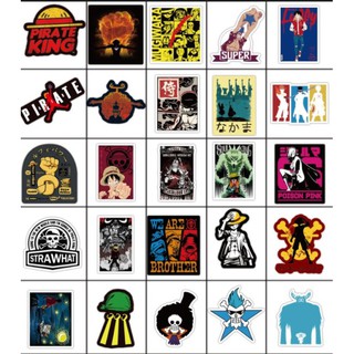 Set 100 tem dán - Onepiece