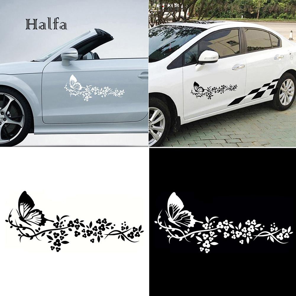 Hl Bộ Dụng Cụ In Hình Độc Đáo Tiện Dụng☆Decal DáN CửA Sổ HìNh BướM Cho Xe Hơi