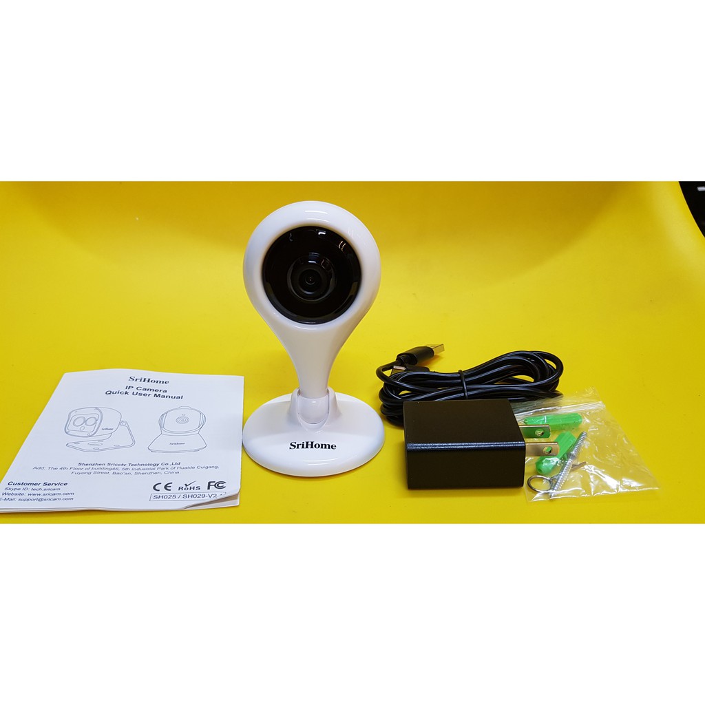 CAMERA WIFI MINI SRIHOME FullHD 1080p SH032