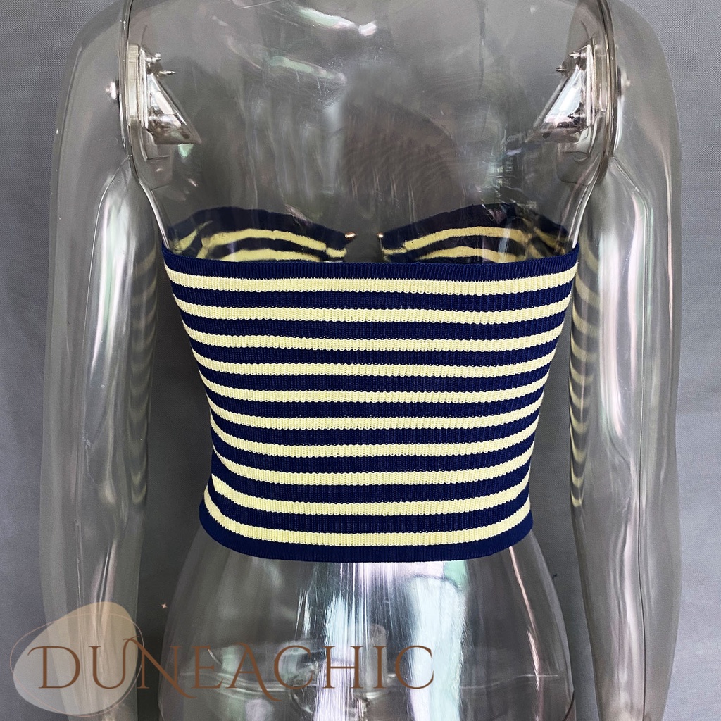 DUNEA Áo Ống Ngắn Trễ Vai Phong Cách Quyến Rũ Cho Nữ