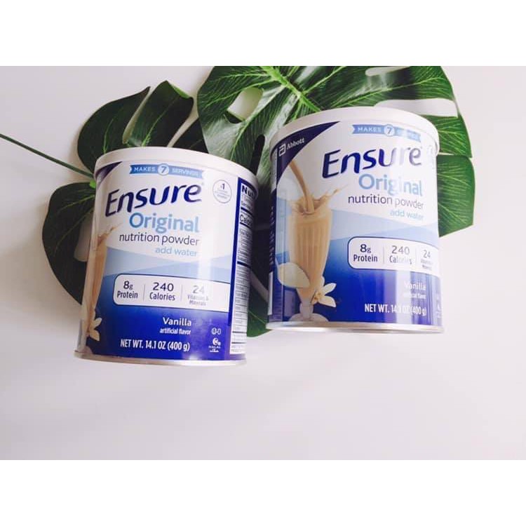 SỮA BỘT ENSURE ORIGINAL NUTRITION POWDER ADD WATER