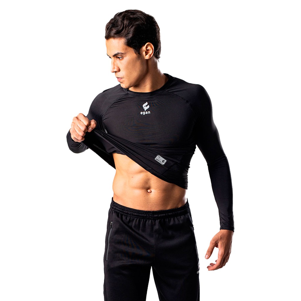Áo lót thể thao nam dài tay body đẹp cao cấp EGAN HYPER-FIT AL02 | BigBuy360 - bigbuy360.vn
