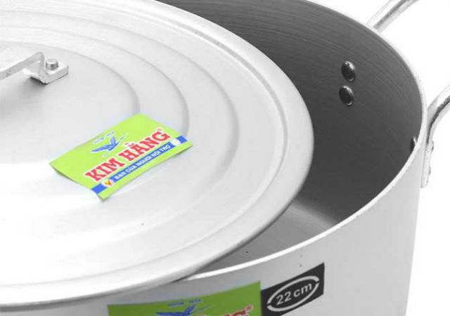 NỒI KIM HẰNG NẮP BẰNG size 16cm.18cm.20cm.22cm.24cm.26cm