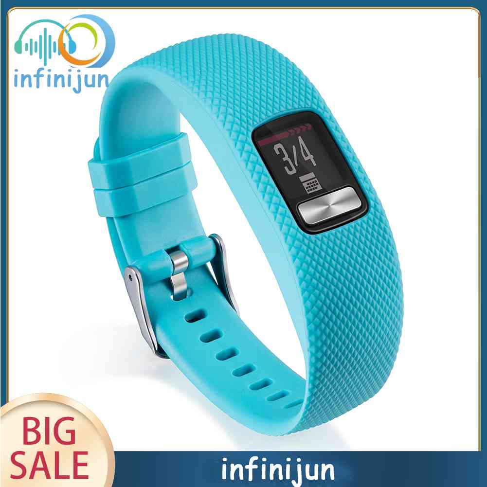 Dây Đeo Silicon Thay Thế Cho Đồng Hồ Garmin VivoFit 4