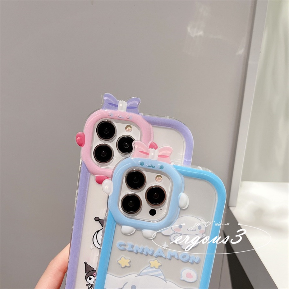 Ốp Điện Thoại Mềm In Hình Cinnamoroll Kuromi Cho iPhone 14 13 12 11 Pro Max SE2020 X XR Xs Max 7 8 6 6s Plus