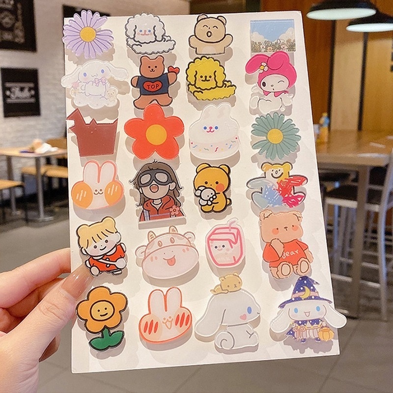 Ghim Cài Áo Hình Hoạt Hình Dễ Thương Dành Cho Bé Gái