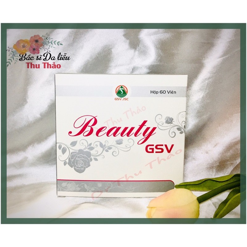 [60viên] VIÊN UỐNG ĐẸP DA BEAUTY GSV RUBl