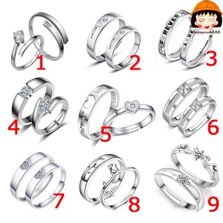 [RẺ VÔ ĐỊCH] Nhẫn Đôi Bạc 925 Mãi Mãi Yêu Em Nhẫn Cặp Cho Cặp Đôi Siêu Xinh!
