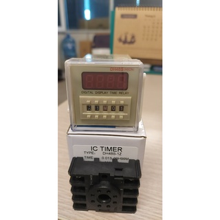 [Sốc] Sale  Giá gốc Rơ le thời gian thực bộ hẹn giờ công tắc thời gian DH48S-1Z ( Timer ).(bao gồm cả đế)