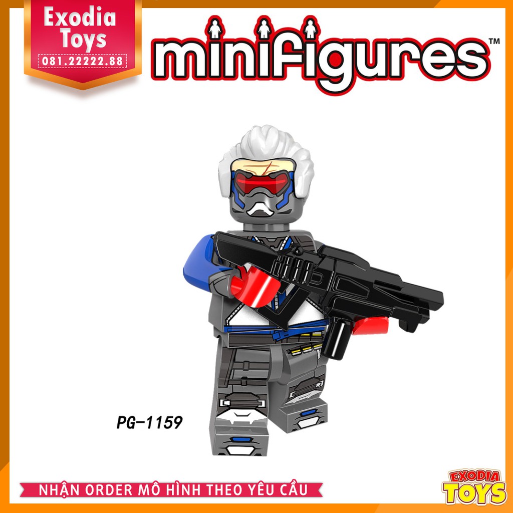 Xếp hình minifigure nhân vật trò chơi Overwatch - Đồ Chơi Lắp Ghép Sáng Tạo - PG8104