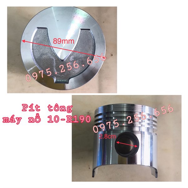 Pít Tông Máy Nổ 10-R190 Phụ tùng máy nổ