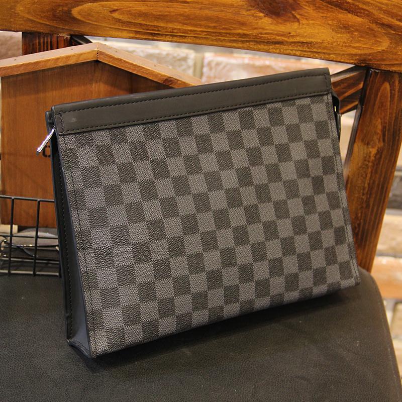 Man's briefcaseHand bag handbag 2021 fashion trend men's bag lattice leisurLy Hợp Túi Xách Tay2021Xu Hướng Thời Trang Tú