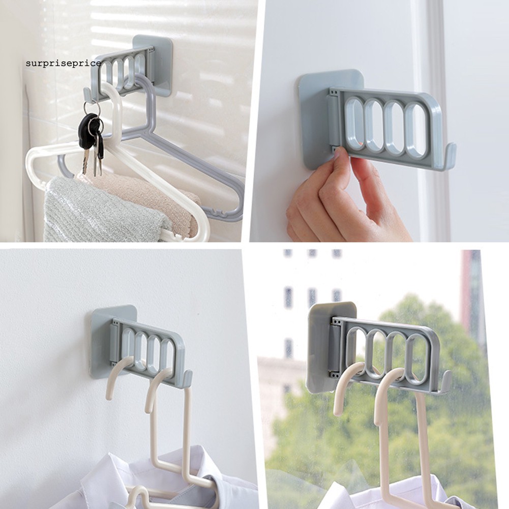 Móc treo đồ quần áo gắn tường tiết kiệm không gian tiện lợi