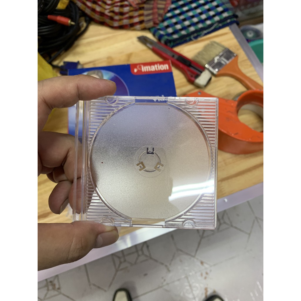 Vỏ Đĩa CD-R nhỏ trắng trong 8cm