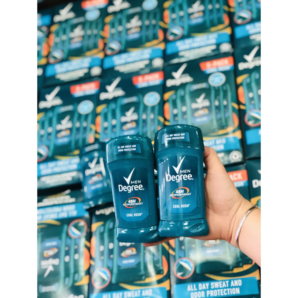 [USA] cây Lăn sáp khử mùi nam Degree Men Cool Rush 76g ngăn mồ hôi - Mỹ | BigBuy360 - bigbuy360.vn