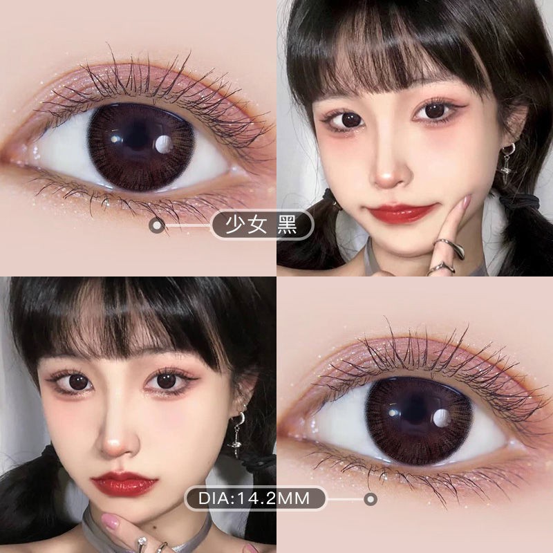 Kính áp tròng tự nhiên xinh xắn cho nữ