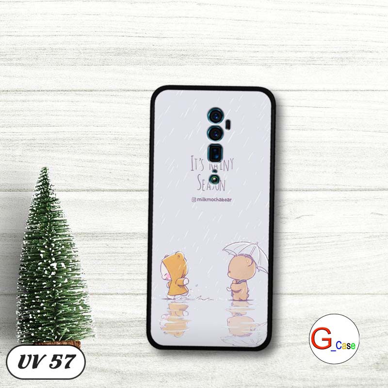 Ốp điện thoại OPPO RENO 10X ZOOM 6.6 lưng nhám viền cao su dẻo in hình