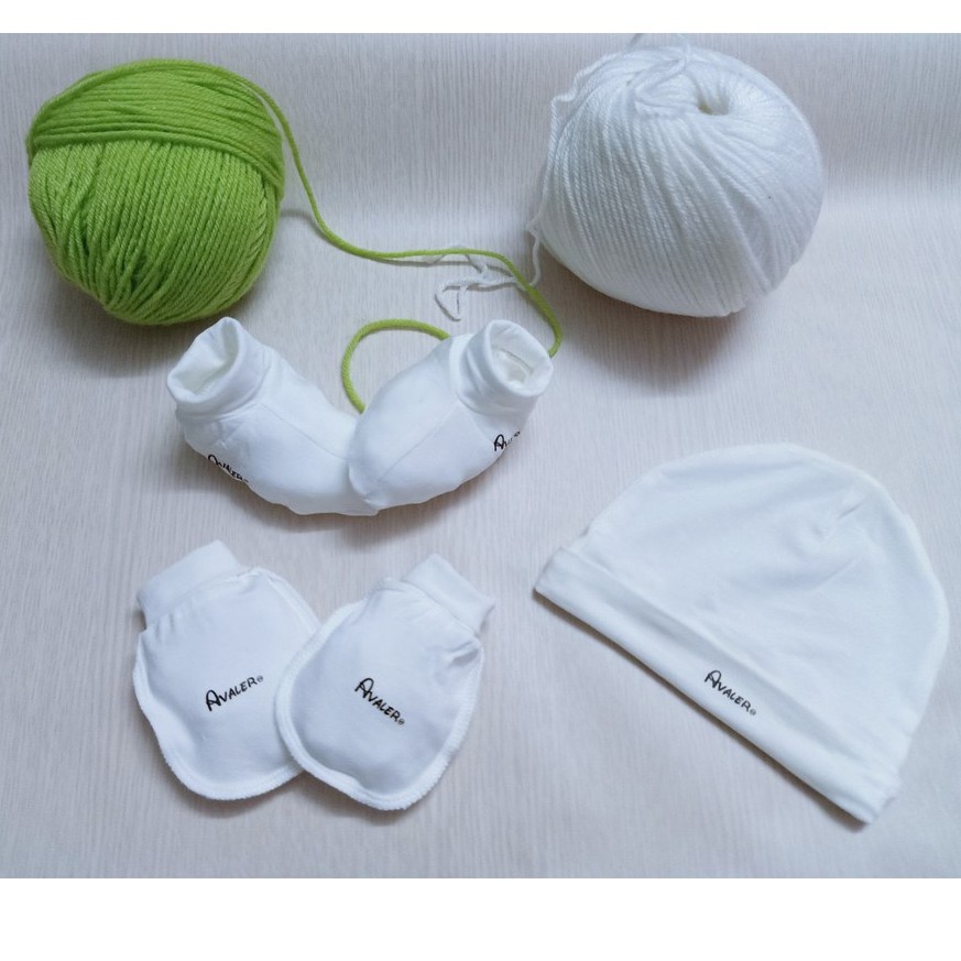Phụ kiện mũ/bao tay/bao chân Avaler cho trẻ sơ sinh