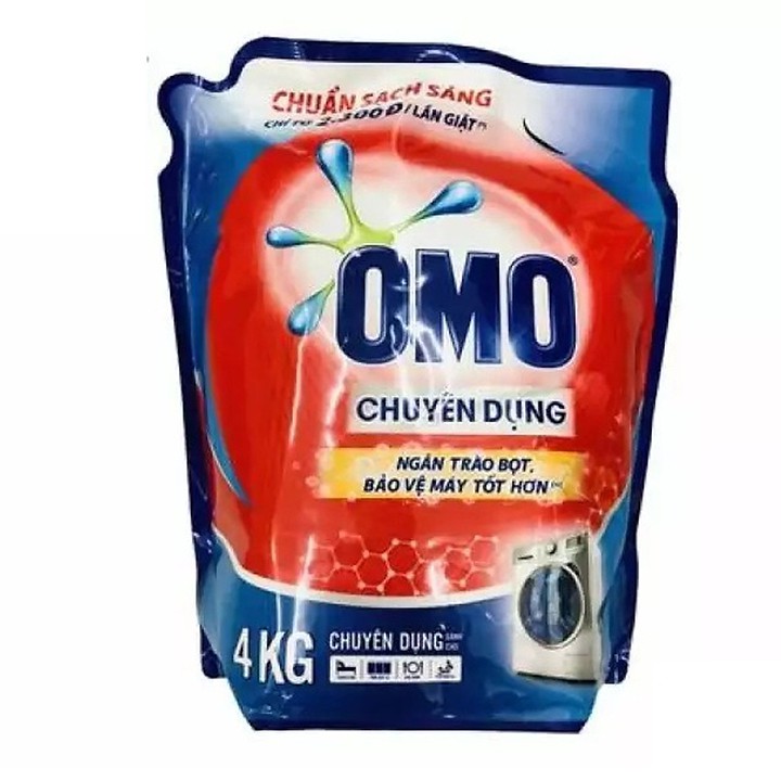 Nước giặt omo matic chuyên dụng cửa trước 4kg