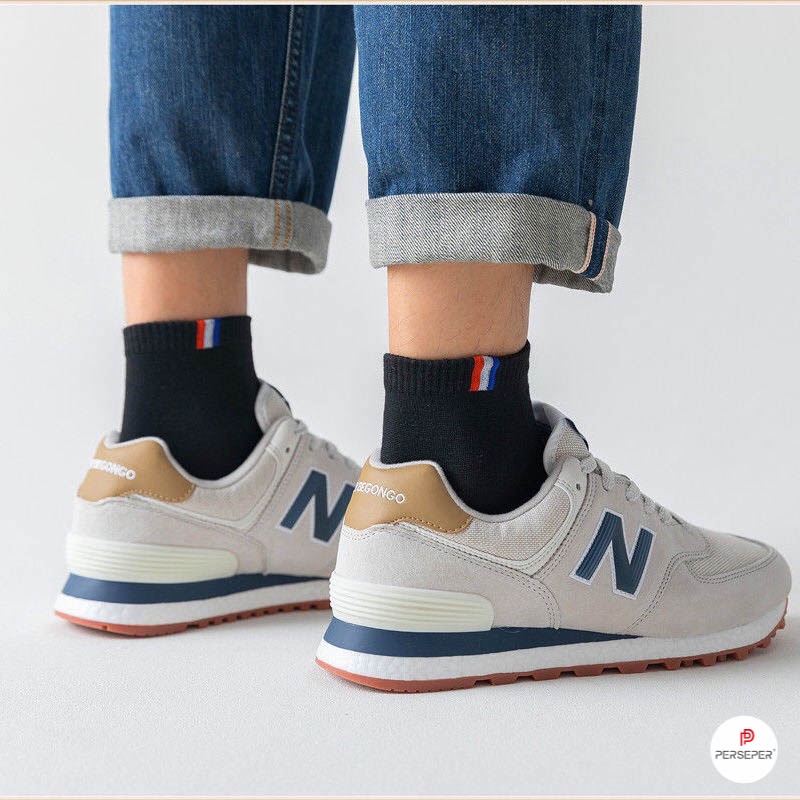 Tất Nam Cổ Ngắn Cao Cấp Vớ Cổ Thấp Thời Trang Công Sở Set Combo Vải Cotton Thoáng Khí Chống Hôi Chân - Hot Store