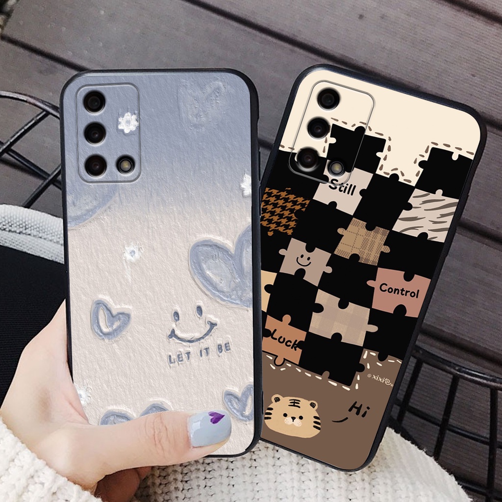 Ốp lưng Oppo A74 / A95 in hình cao cấp mẫu kẻ caro,mikenbe@r siêu hot