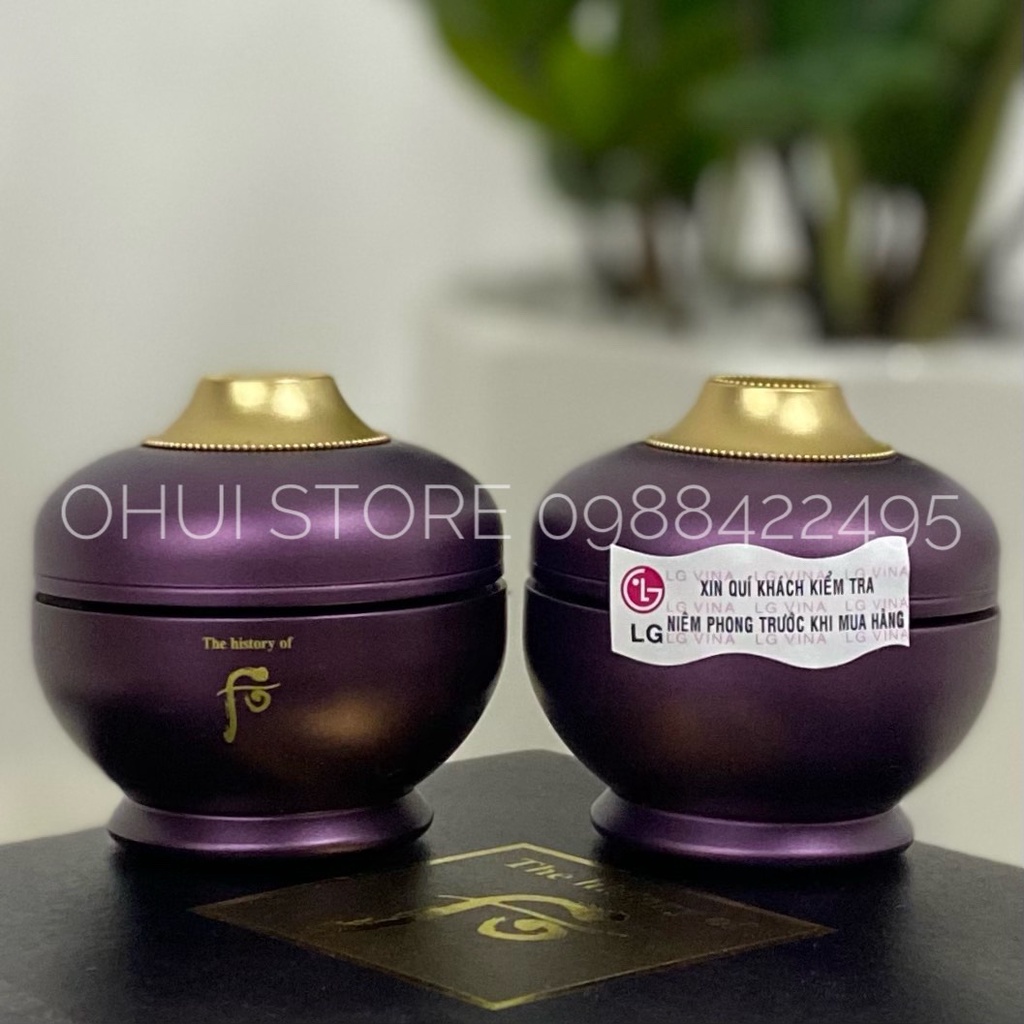 Kem dưỡng da tái sinh cải thiện nếp nhăn hoàn lưu cao Whoo Hwanyu Cream 4ml - Chính hãng công ty LG Vina có tem