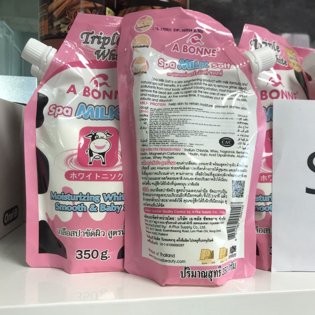 Muối tẩy tế bào chết ABONNE Spa Milk Salf 350g