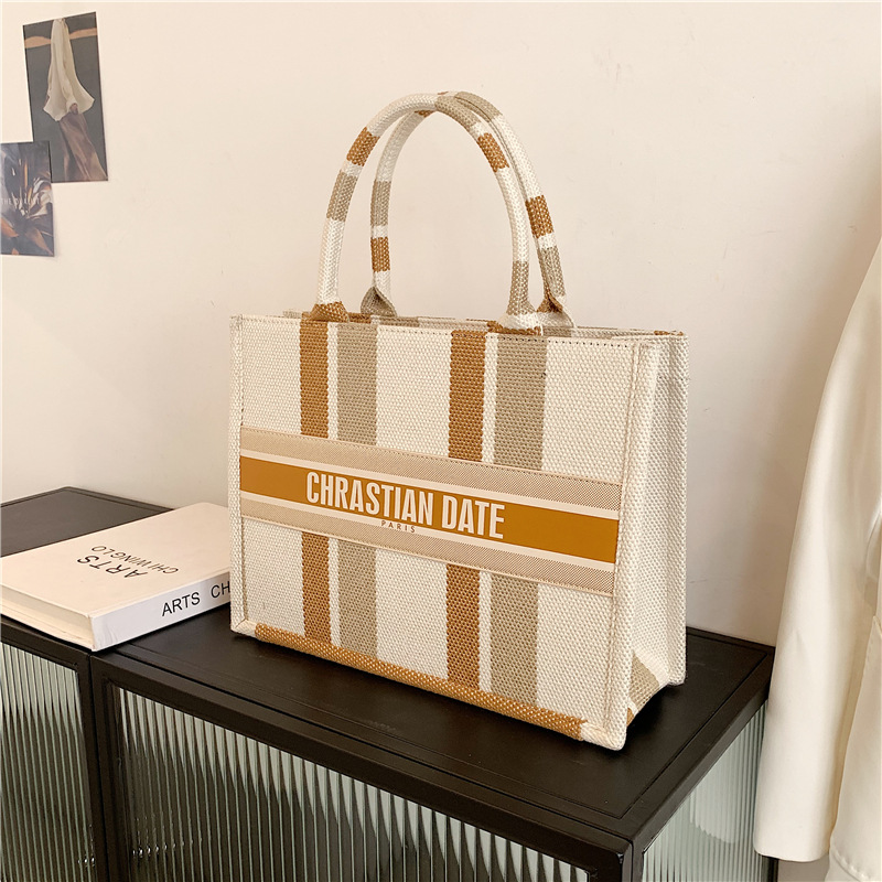 Túi Xách Nữ Vải Bạt Thời Trang Hàn 2021