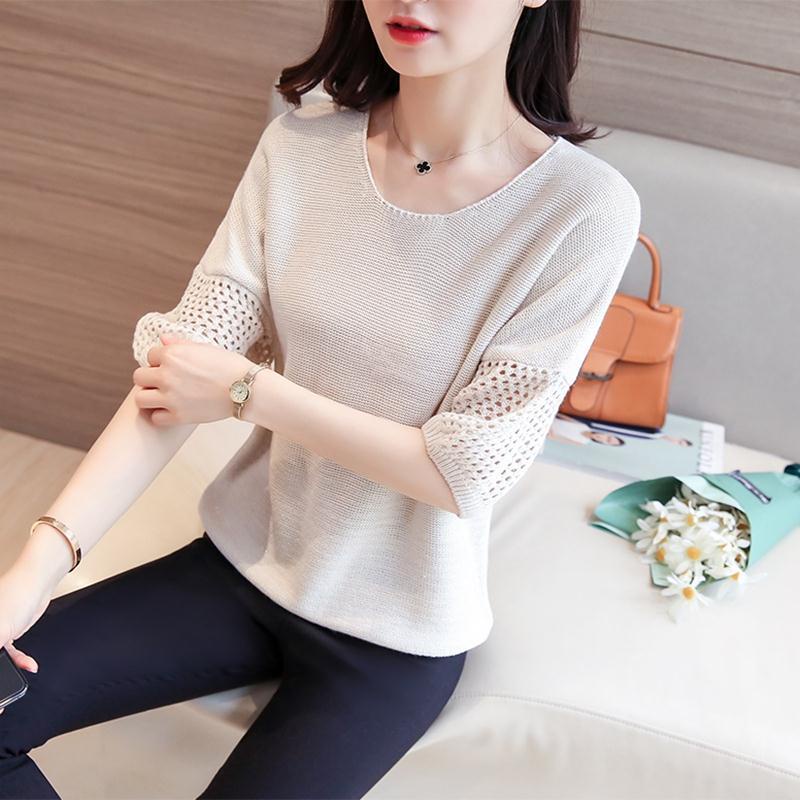 Áo thun tay lửng dáng rộng thời trang cho nữ