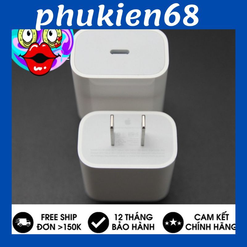 Củ sạc Apple 18w bóc máy iPhone 11 Pro Max | Chính hãng 100% | Chân Dẹt | Bảo Hành 12 Tháng Lỗi Đổi Mới 1|1