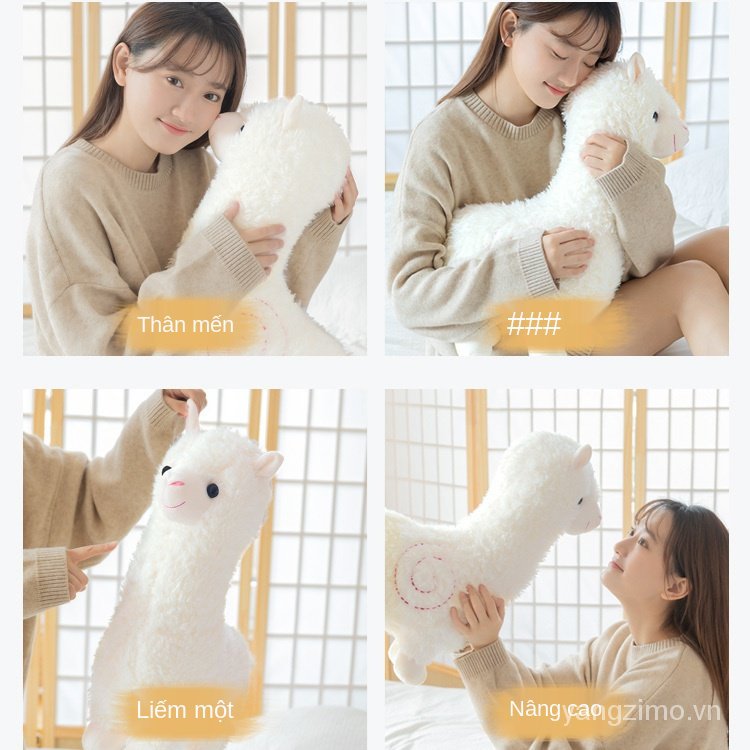 Thú nhồi bông hình lạc đà Alpaca đáng yêu
