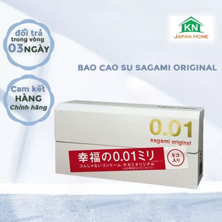 Bao cao su Sagami Original 0.01 siêu mỏng hàng Nhật Bản