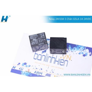 [Rơ le] Relay 24V10A 5 Chân G5LE-14-24VDC (Thay Thế G5LA-14-24VDC)