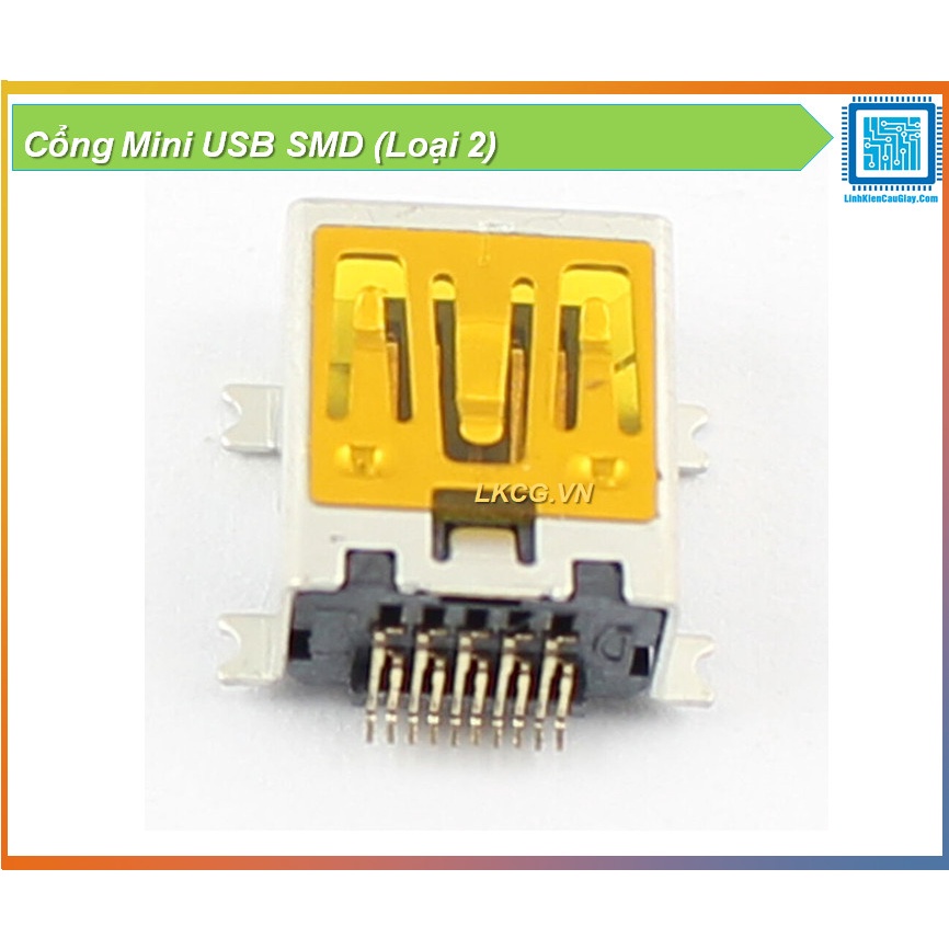 Cổng Mini USB SMD (Loại cái)