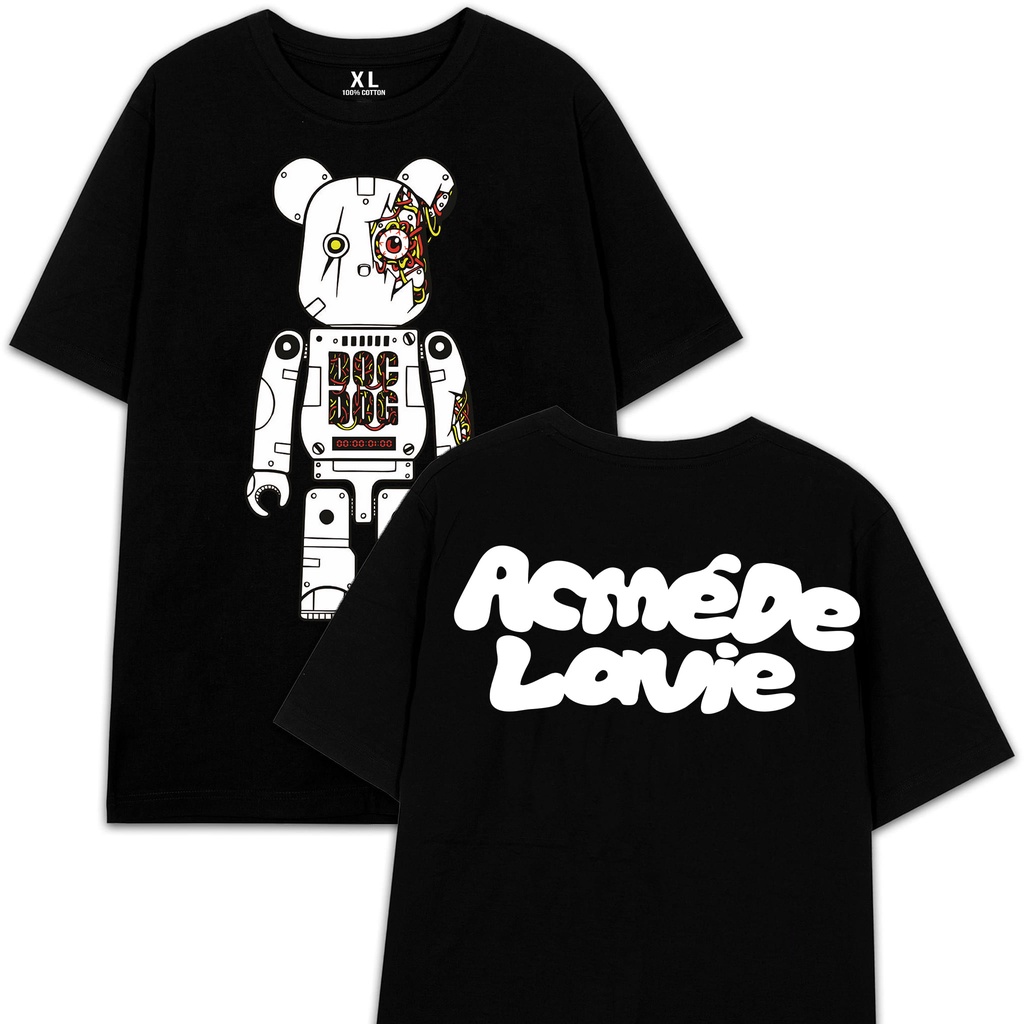 Áo thun Beabrick nhiều mẫu thun Cotton co giãn 4 chiều Unisex 𝟭-𝟲 Áo Đen